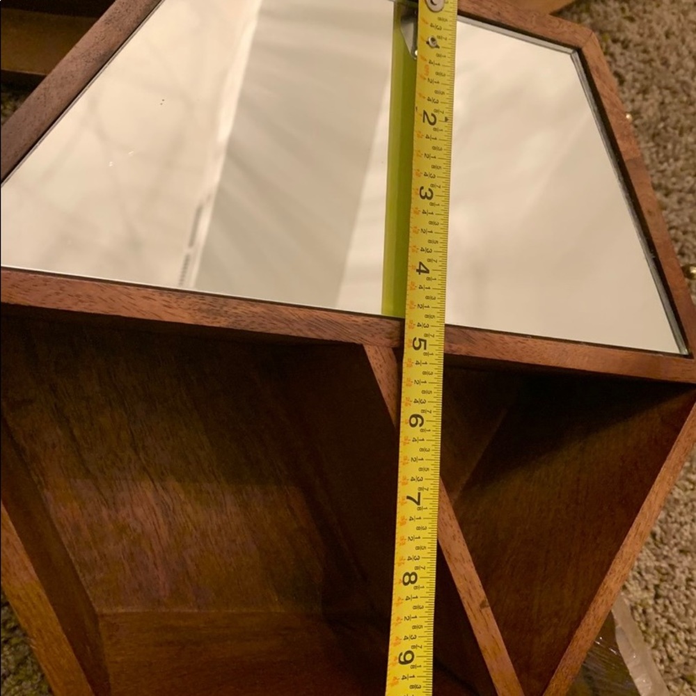 Wooden mirror key and mail holder!